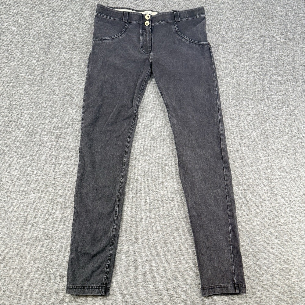 Freddy WR.UP‎ Shaping Skinny Jeans Womens Large Gray Stretch Denim Italy Milan